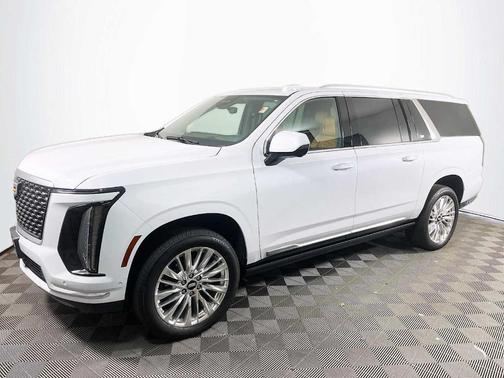 Vibrant White 2026 Cadillac Escalade ESV 4WD Luxury