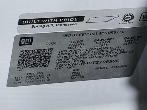 2026 Cadillac XT5 Premium Luxury