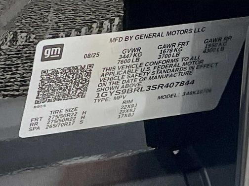 2025 Cadillac Escalade Premium Luxury