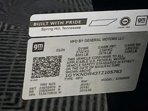 2026 Cadillac XT5 Premium Luxury