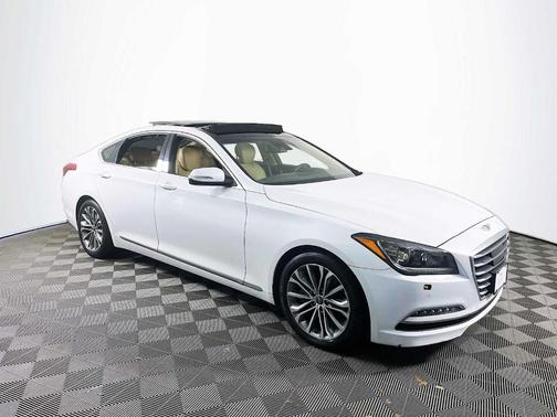 Casablanca White 2016 Hyundai Genesis 3.8