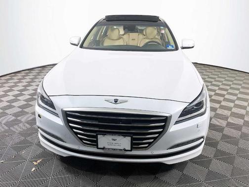 Casablanca White 2016 Hyundai Genesis 3.8