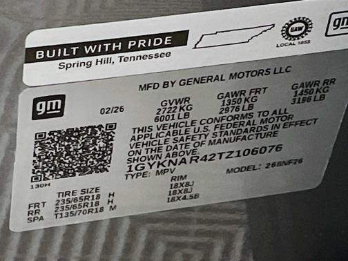 2026 Cadillac XT5 Luxury