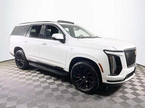Crystal White Tri-Coat 2025 Cadillac Escalade Sport