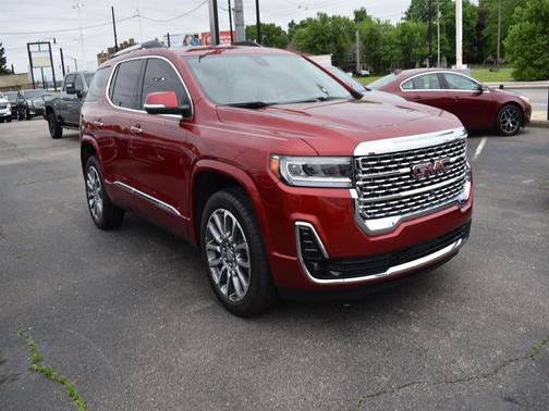 Volcanic Red Tintcoat 2023 GMC Acadia Denali
