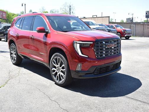 Volcanic Red Tintcoat 2026 GMC Acadia Denali