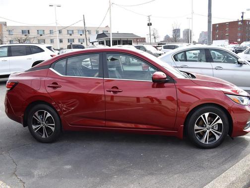 Scarlet Ember Tintcoat 2023 Nissan Sentra SV