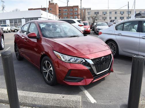 Scarlet Ember Tintcoat 2023 Nissan Sentra SV