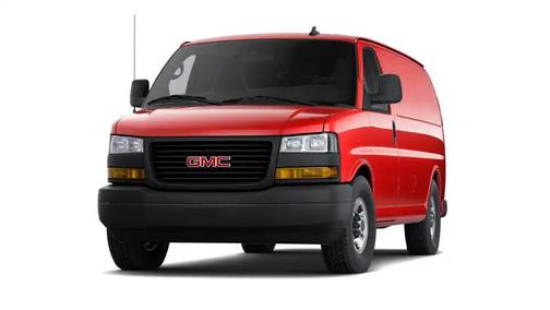 Cardinal Red 2026 GMC Savana 2500 Work Van