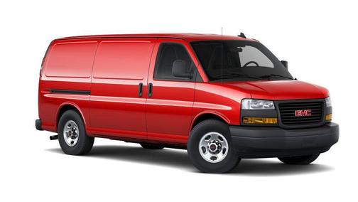 Cardinal Red 2026 GMC Savana 2500 Work Van