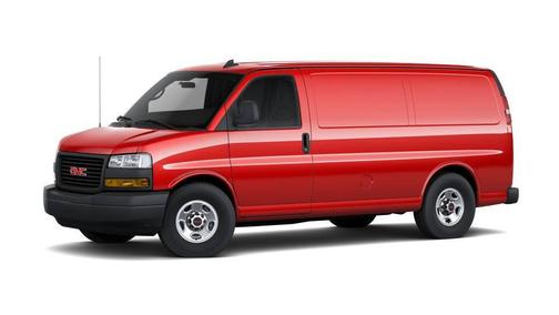 Cardinal Red 2026 GMC Savana 2500 Work Van