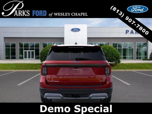 Rapid Red Metallic Tinted Clearcoat 2026 Ford Explorer Platinum