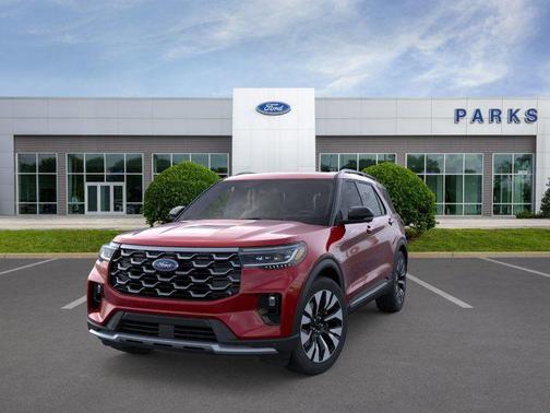 Rapid Red Metallic Tinted Clearcoat 2026 Ford Explorer Platinum