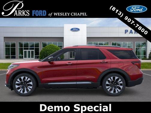 Rapid Red Metallic Tinted Clearcoat 2026 Ford Explorer Platinum