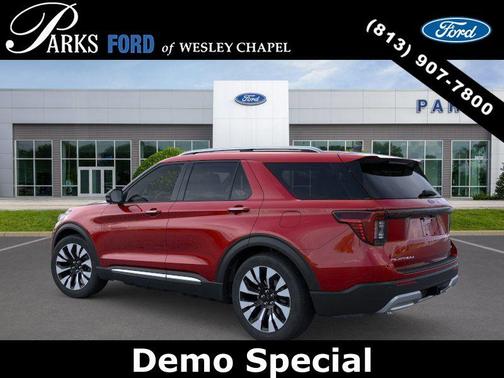 Rapid Red Metallic Tinted Clearcoat 2026 Ford Explorer Platinum