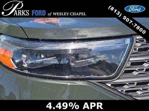 Green Metallic 2022 Ford Explorer XLT