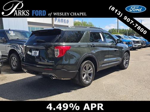 Green Metallic 2022 Ford Explorer XLT