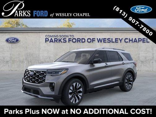 Carbonized Gray Metallic 2026 Ford Explorer Platinum