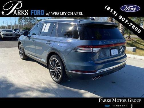 Blue Metallic 2025 Lincoln Aviator Reserve AWD