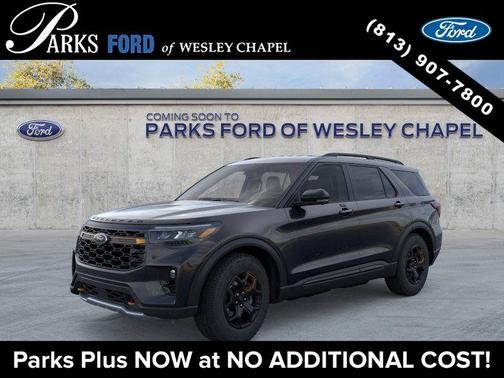 Agate Black Metallic 2026 Ford Explorer Tremor