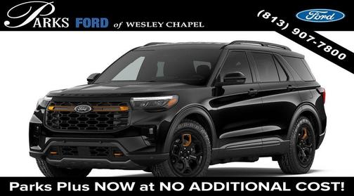 Agate Black Metallic 2026 Ford Explorer Tremor