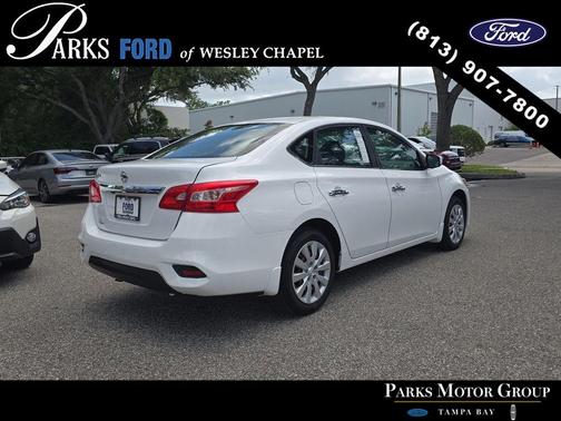 Cloud White 2019 Nissan Sentra S