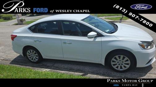 Cloud White 2019 Nissan Sentra S