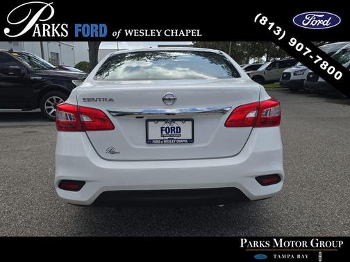 Cloud White 2019 Nissan Sentra S