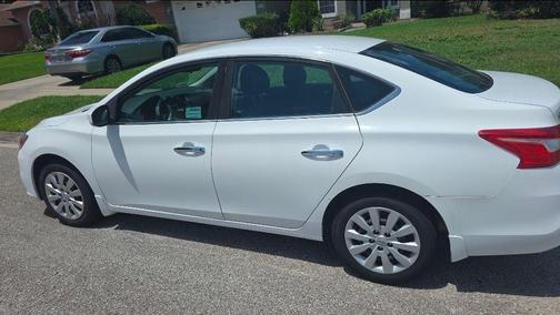 Cloud White 2019 Nissan Sentra S