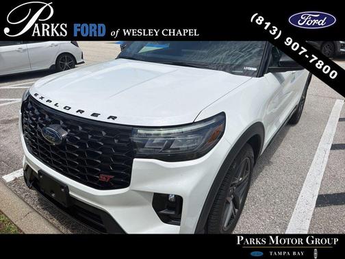 Star White 2025 Ford Explorer ST