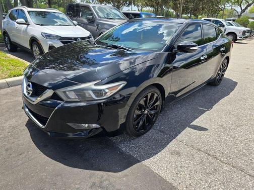 Black 2017 Nissan Maxima 3.5 SR