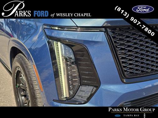 Deep Sea Metallic 2025 Cadillac Escalade ESV Sport Platinum