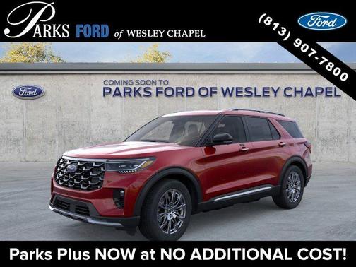 Rapid Red Metallic Tinted Clearcoat 2026 Ford Explorer Platinum