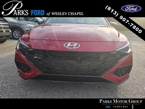 Scarlet Red Pearl 2021 Hyundai ELANTRA N Line