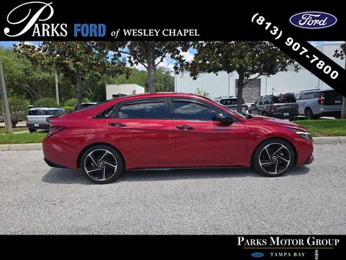 Scarlet Red Pearl 2021 Hyundai ELANTRA N Line
