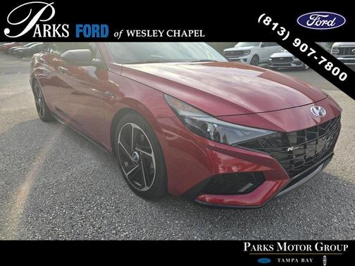 Scarlet Red Pearl 2021 Hyundai ELANTRA N Line