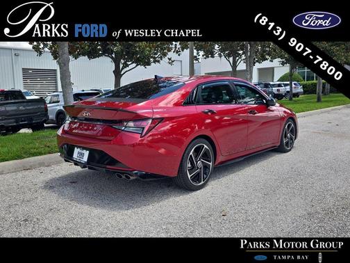 Scarlet Red Pearl 2021 Hyundai ELANTRA N Line