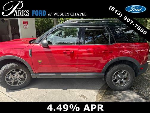 Red Metallic 2021 Ford Bronco Sport Badlands