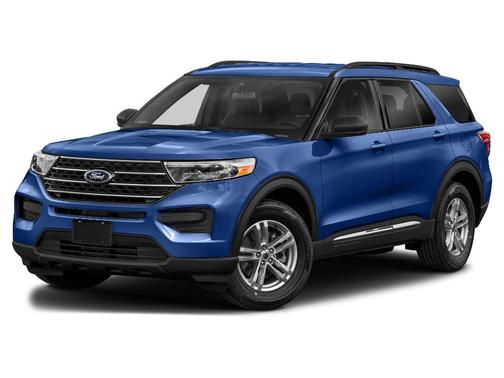 Atlas Blue Metallic 2022 Ford Explorer XLT