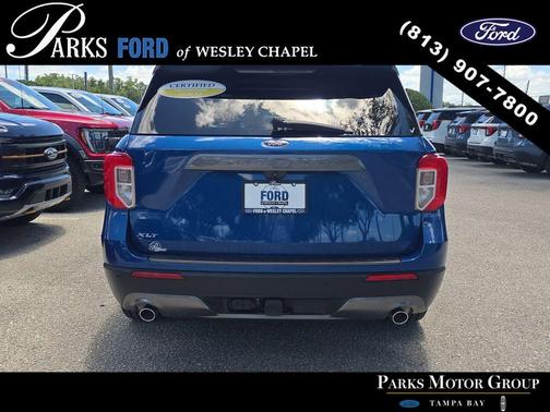 Atlas Blue Metallic 2022 Ford Explorer XLT