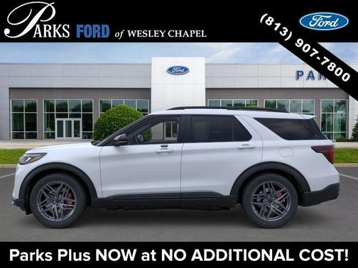 Space White Metallic 2026 Ford Explorer ST