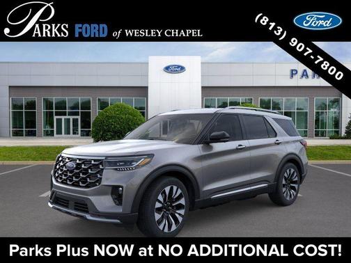 Carbonized Gray Metallic 2026 Ford Explorer Platinum