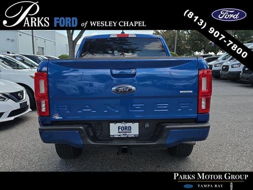 Lightning Blue Metallic 2019 Ford Ranger Lariat