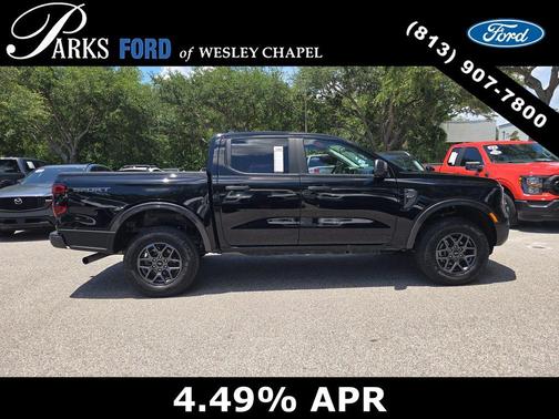 Shadow Black 2024 Ford Ranger XLT