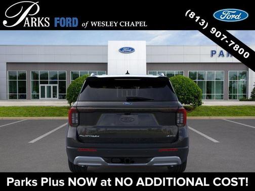 Agate Black Metallic 2026 Ford Explorer Platinum