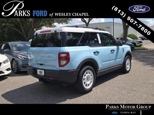 Blue 2023 Ford Bronco Sport Heritage