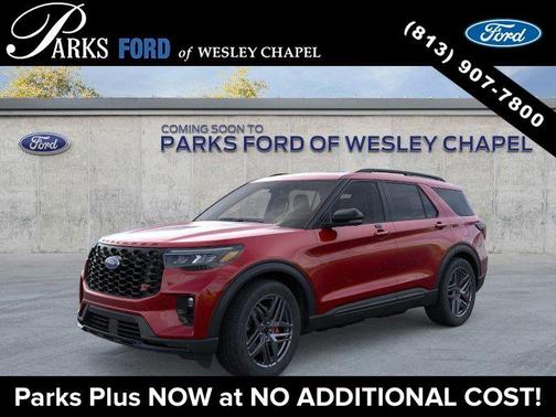 Rapid Red Metallic Tinted Clearcoat 2026 Ford Explorer ST