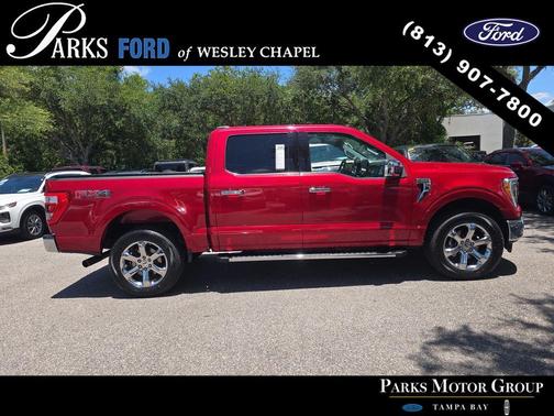 Rapid Red Metallic Tinted Clearcoat 2021 Ford F-150 Lariat
