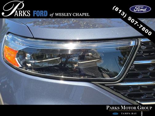 Blue Metallic 2021 Ford Explorer XLT