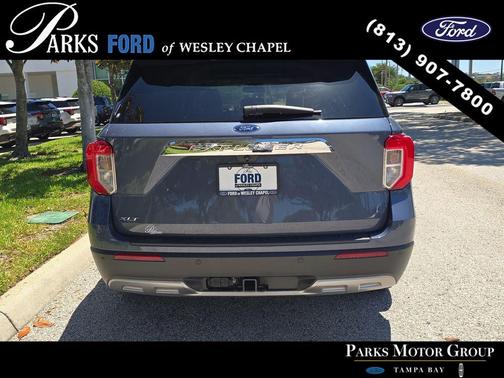 Blue Metallic 2021 Ford Explorer XLT